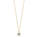 Naszyjnik złoto żółte 750/18 K Diament 0.25 ct, w-si 42-45 cm